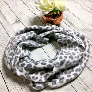 New Grey Leopard Infiniti Scarf